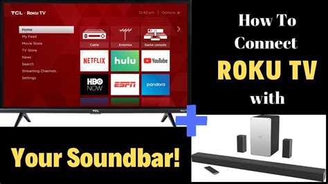 how to hook up surround sound to tcl roku tv